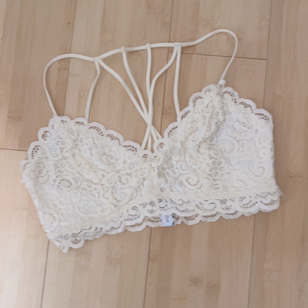 Ivory Lace Bralette